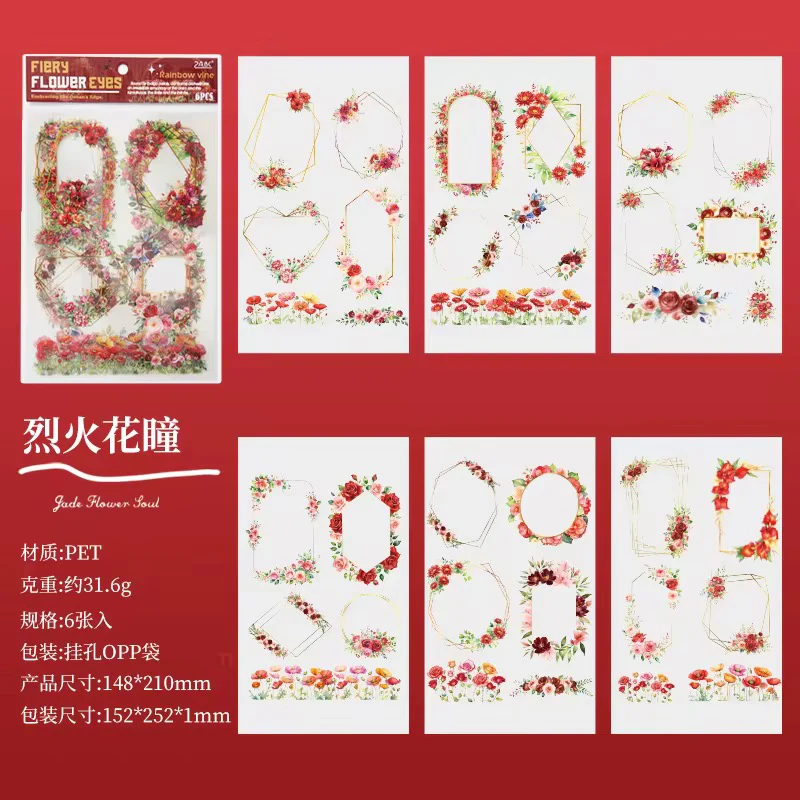 Floral Wreath Stickers - Image 7