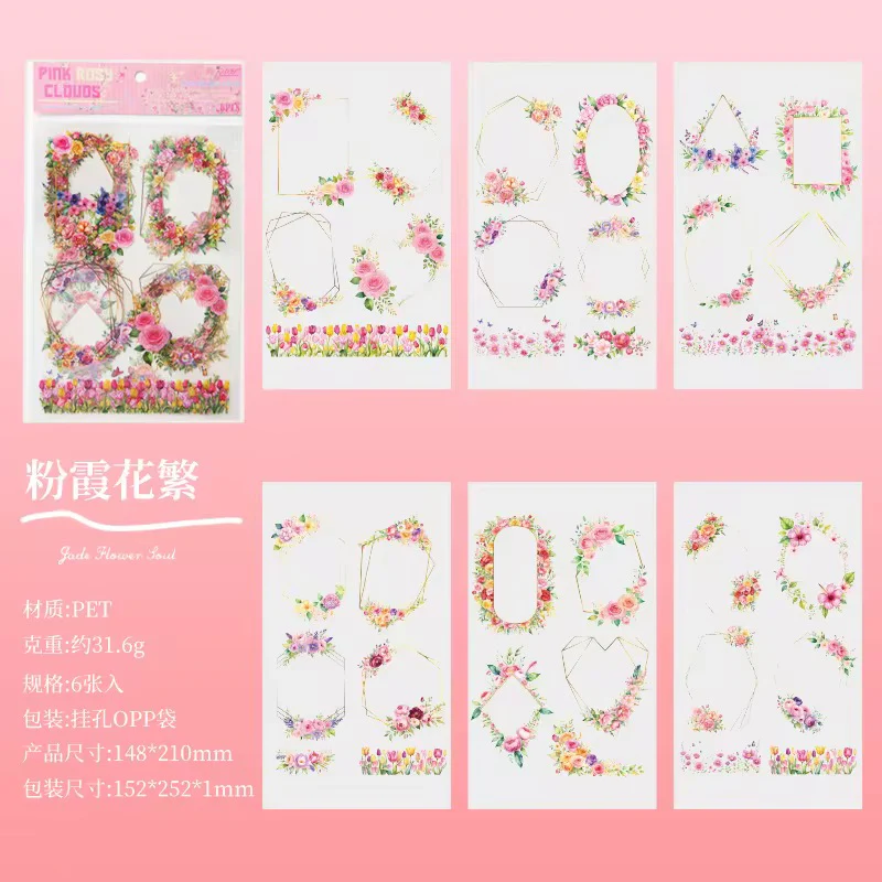 Floral Wreath Stickers - Image 8