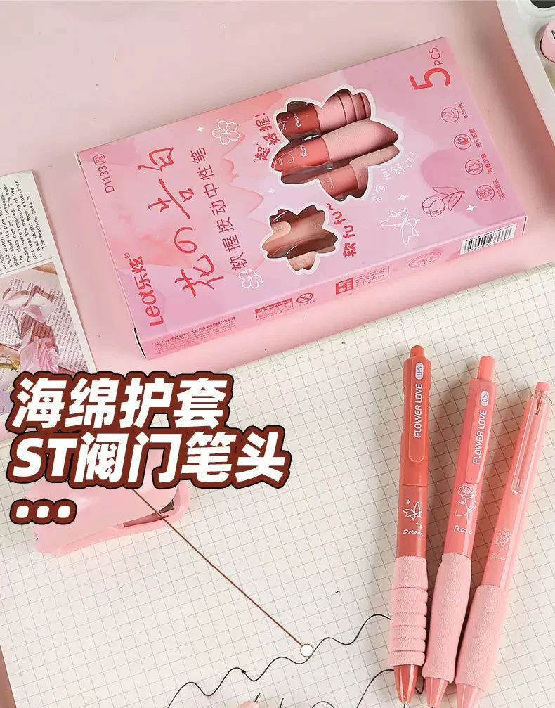 Flower Gel Pen Set - Image 4
