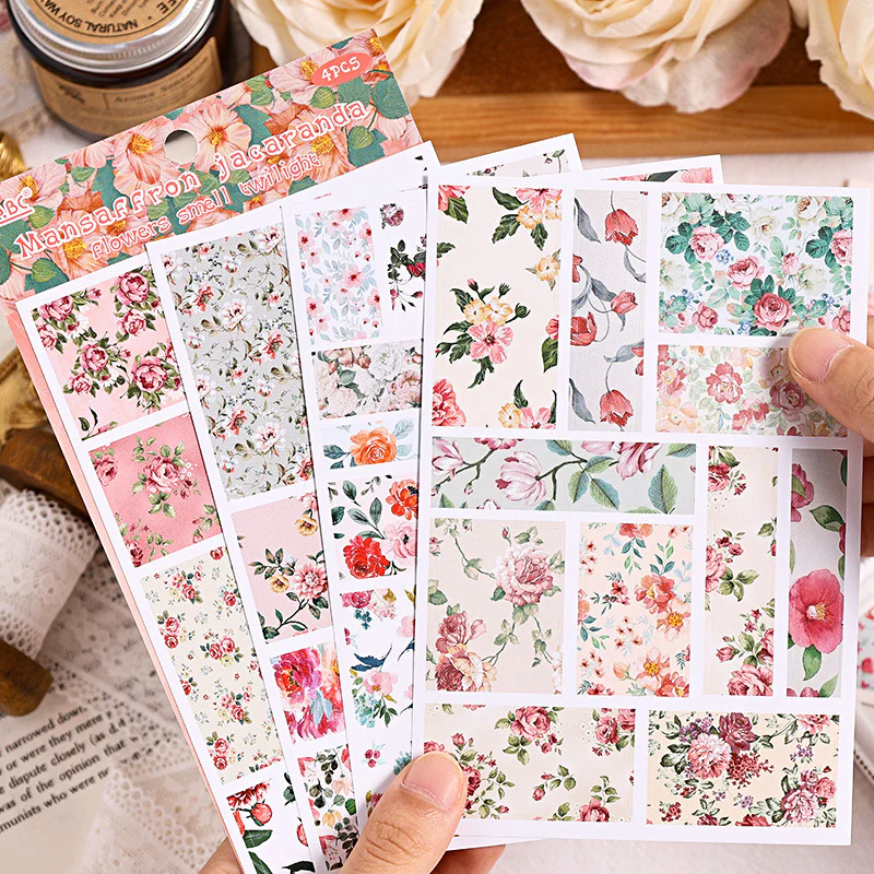 Flowers Smell The Twilight Journal Stickers (4pcs Set) - Image 2