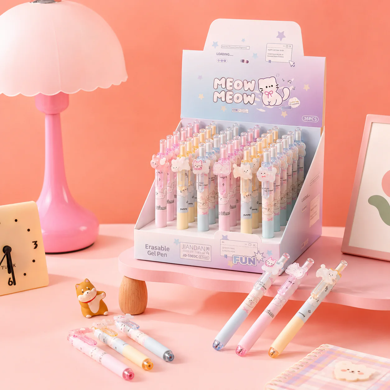 Kawaii Kitty Erasable Gel pen - Image 3