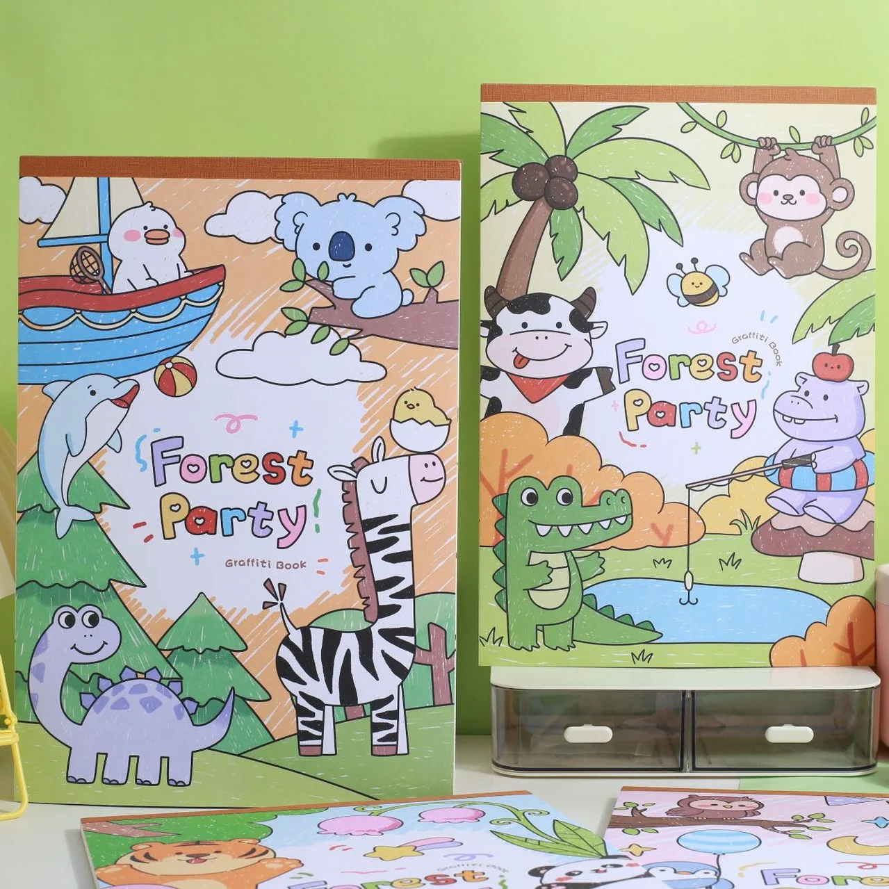 Giant Forest Party Coloring Book - Image 7