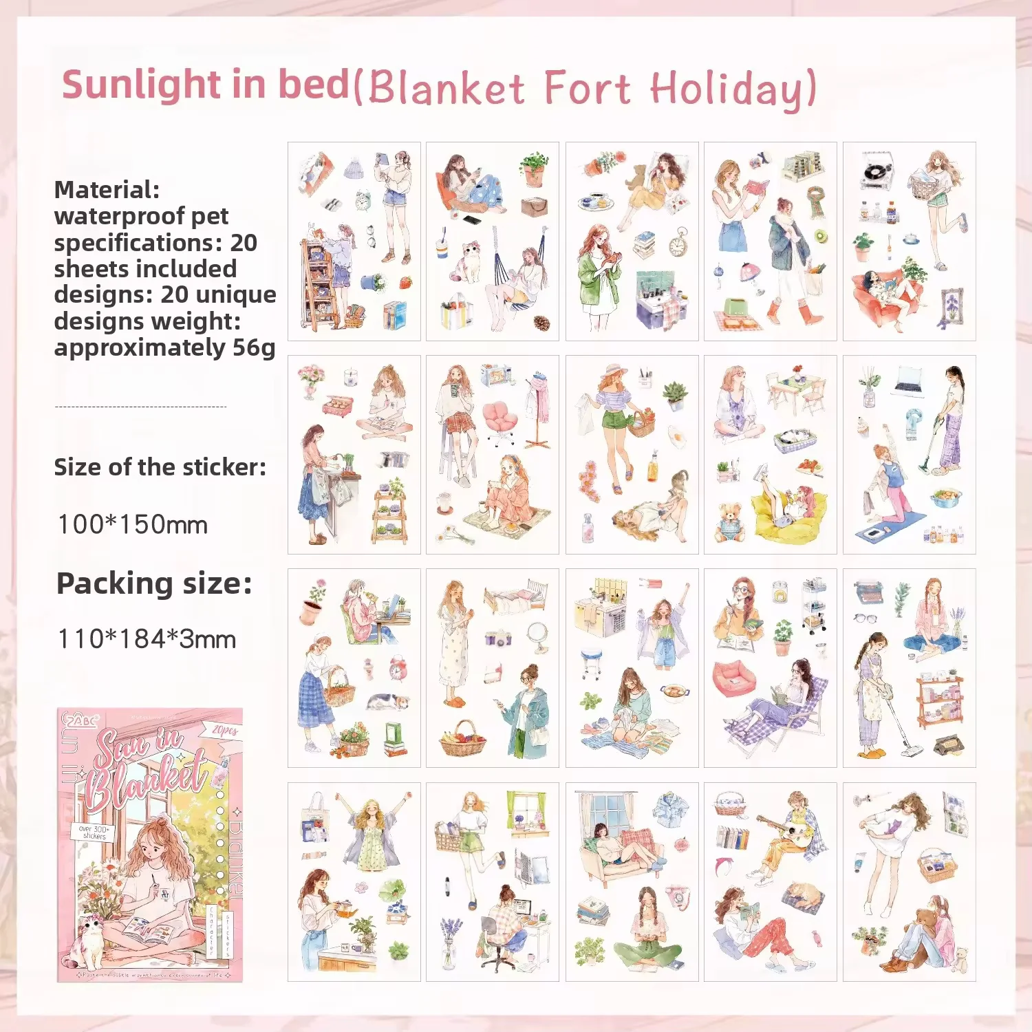 Girly Happy Moments Sticker Book - Image 7