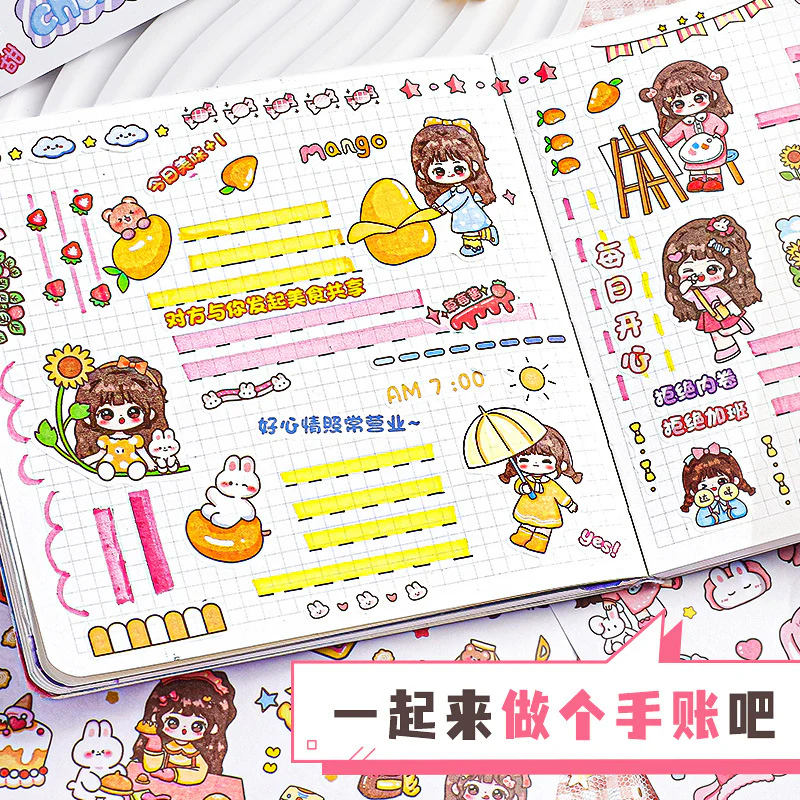 Kawaii Deco Sticker Book (1000pcs) - Image 3