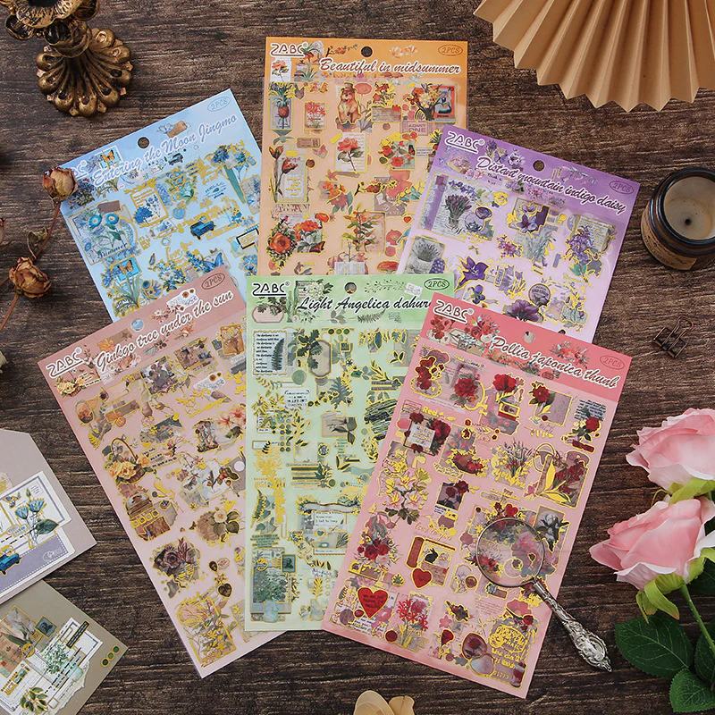Gold Foil Journal Sticker - Image 2