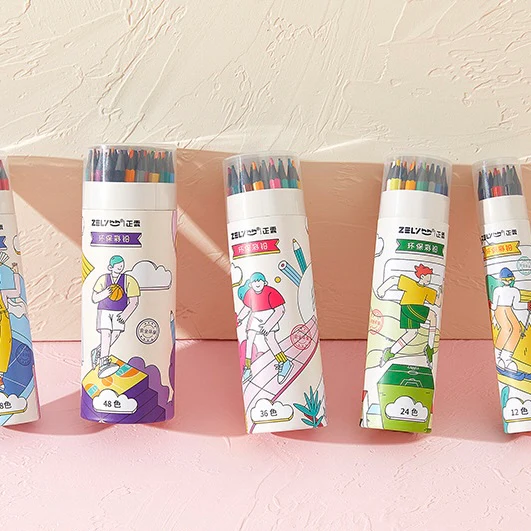 Happy Hues Color Pencils 12 Pcs - Image 5
