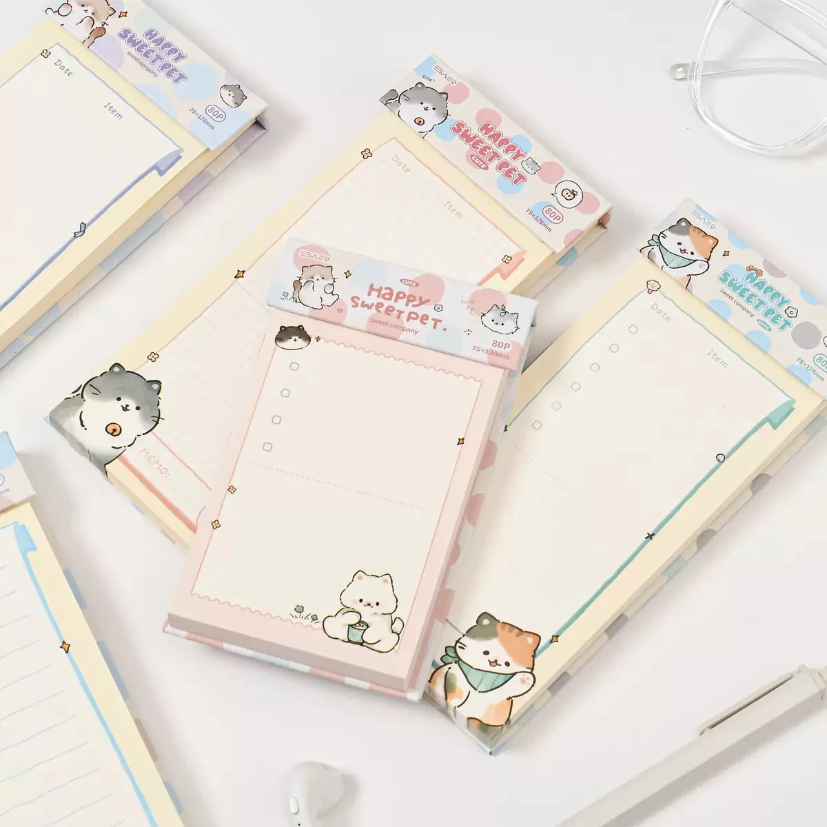Happy Kitty Memo Pad - Image 5