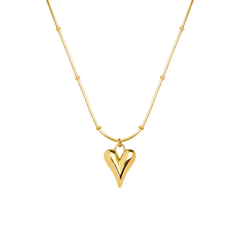 Heart Design Stainless Steel Necklace - Image 7