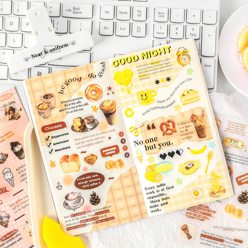 Junk Journaling Deco Stickers (4pcs Set) - Image 2