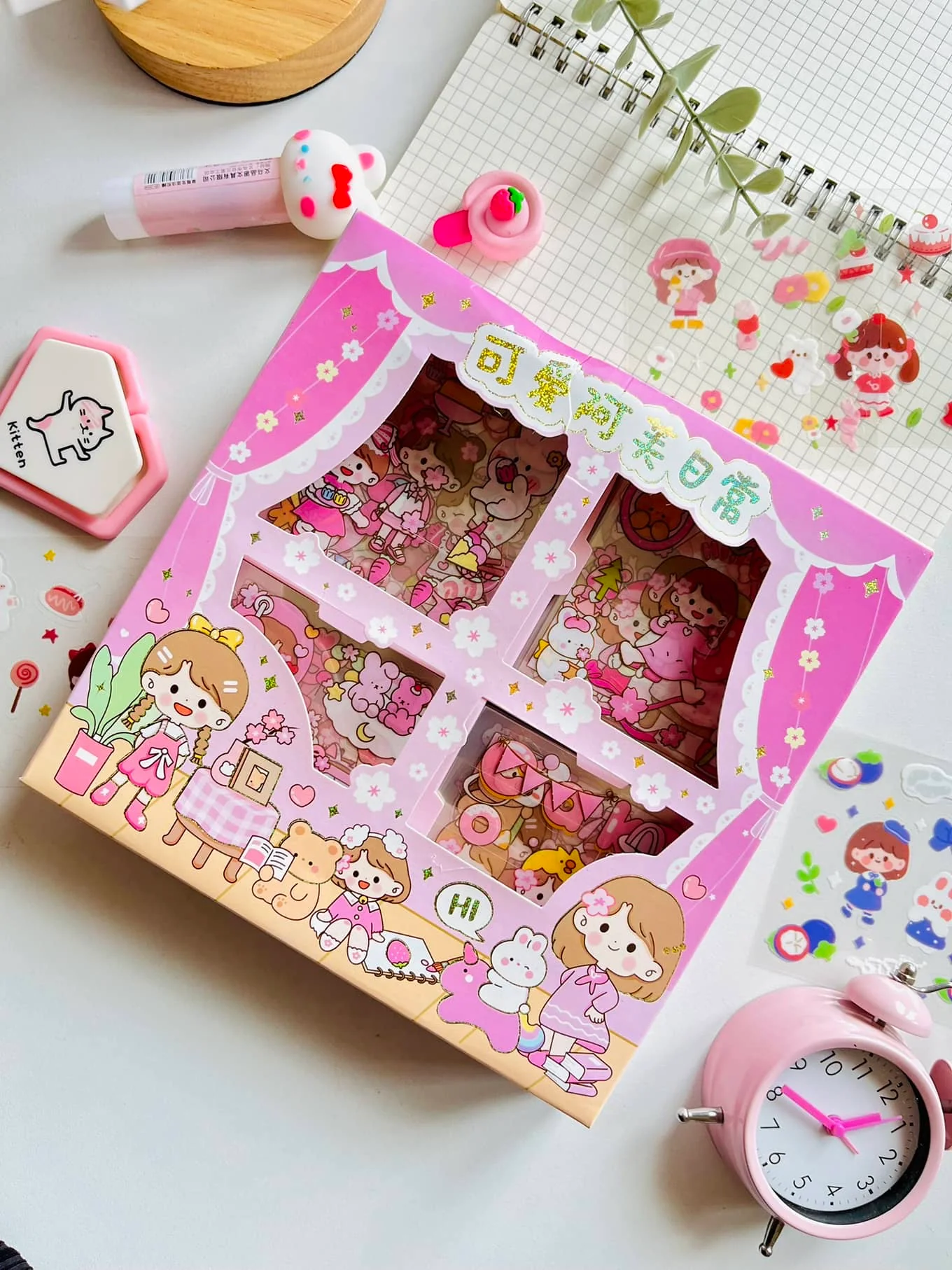 Kawaii 100 pcs sticker box - Image 4