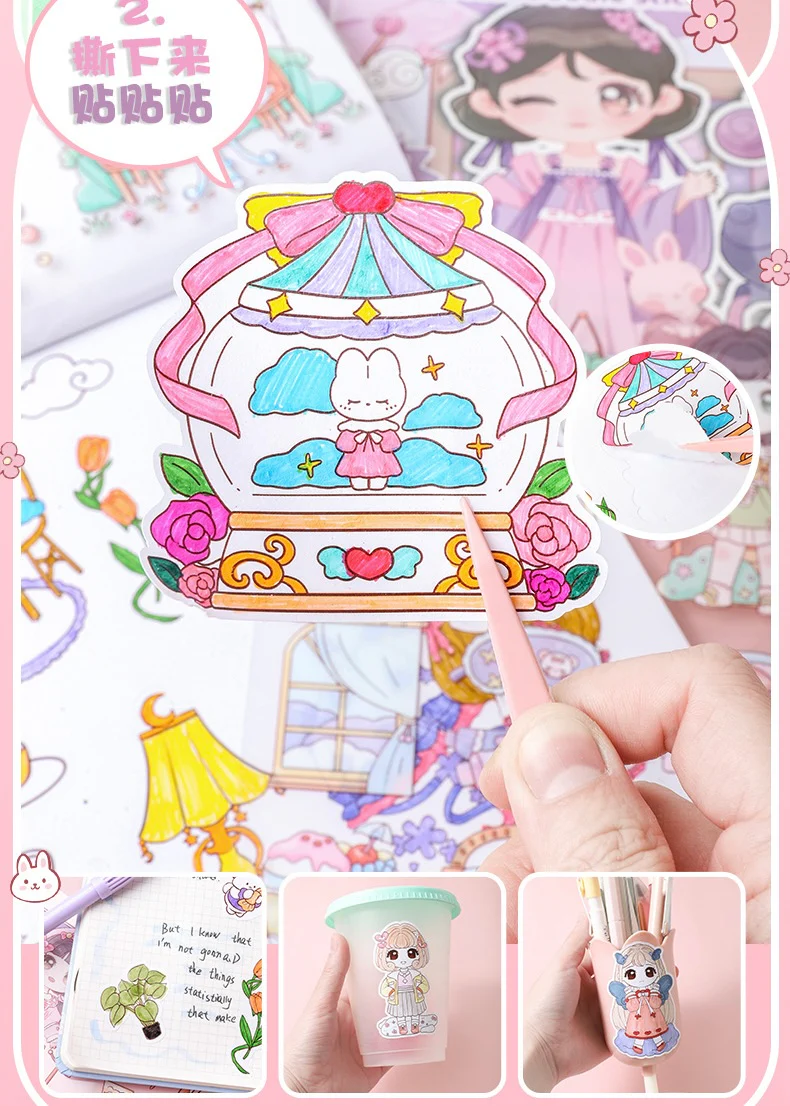 Kawai Doodle Sticker Book - Image 3