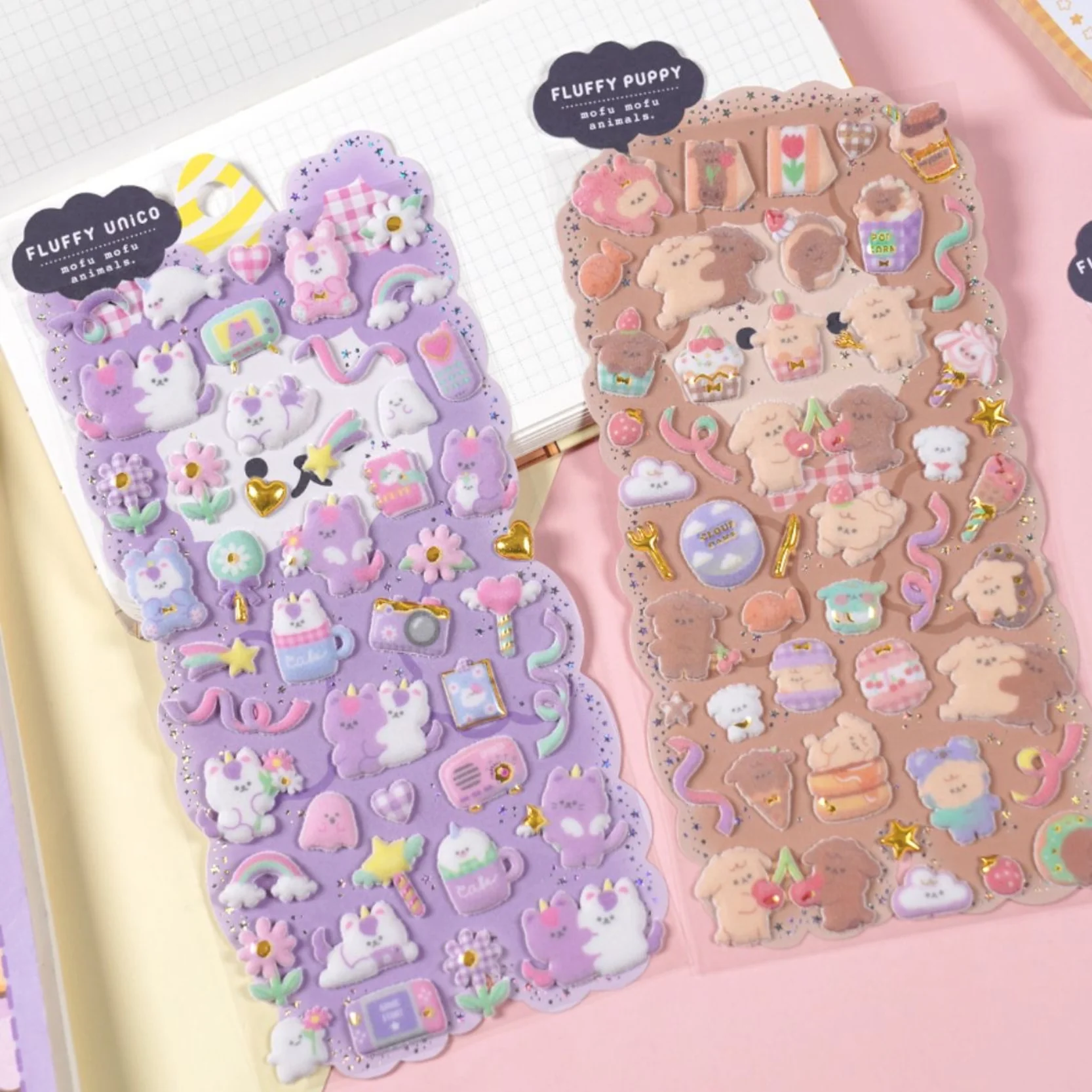 Kawai Fluffy Deco Sticker - Image 5