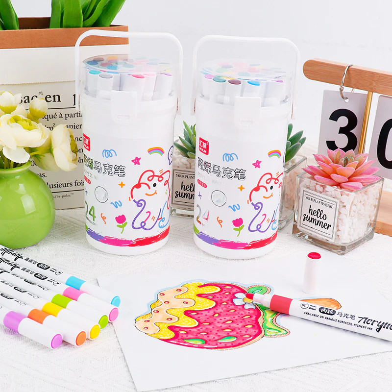 Kawaii Acrylic Marker Pen Set