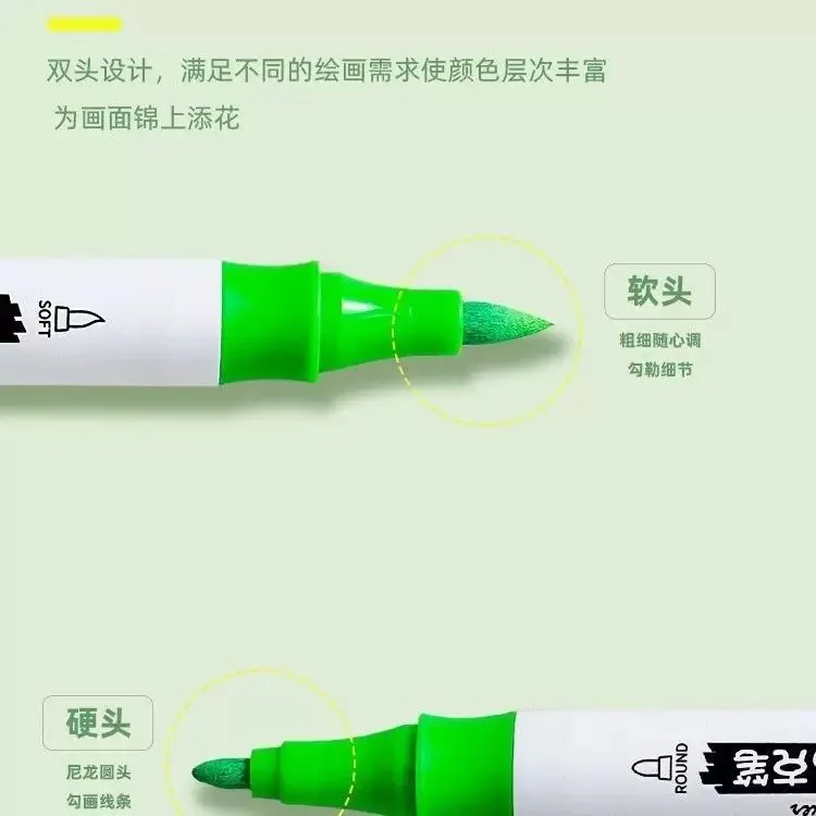 Kawaii Dual-Tip Acrylic Markers - Image 4