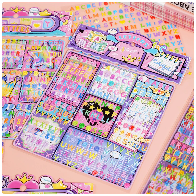 Kawaii Alphabet Puffy Sticker Set - Image 5