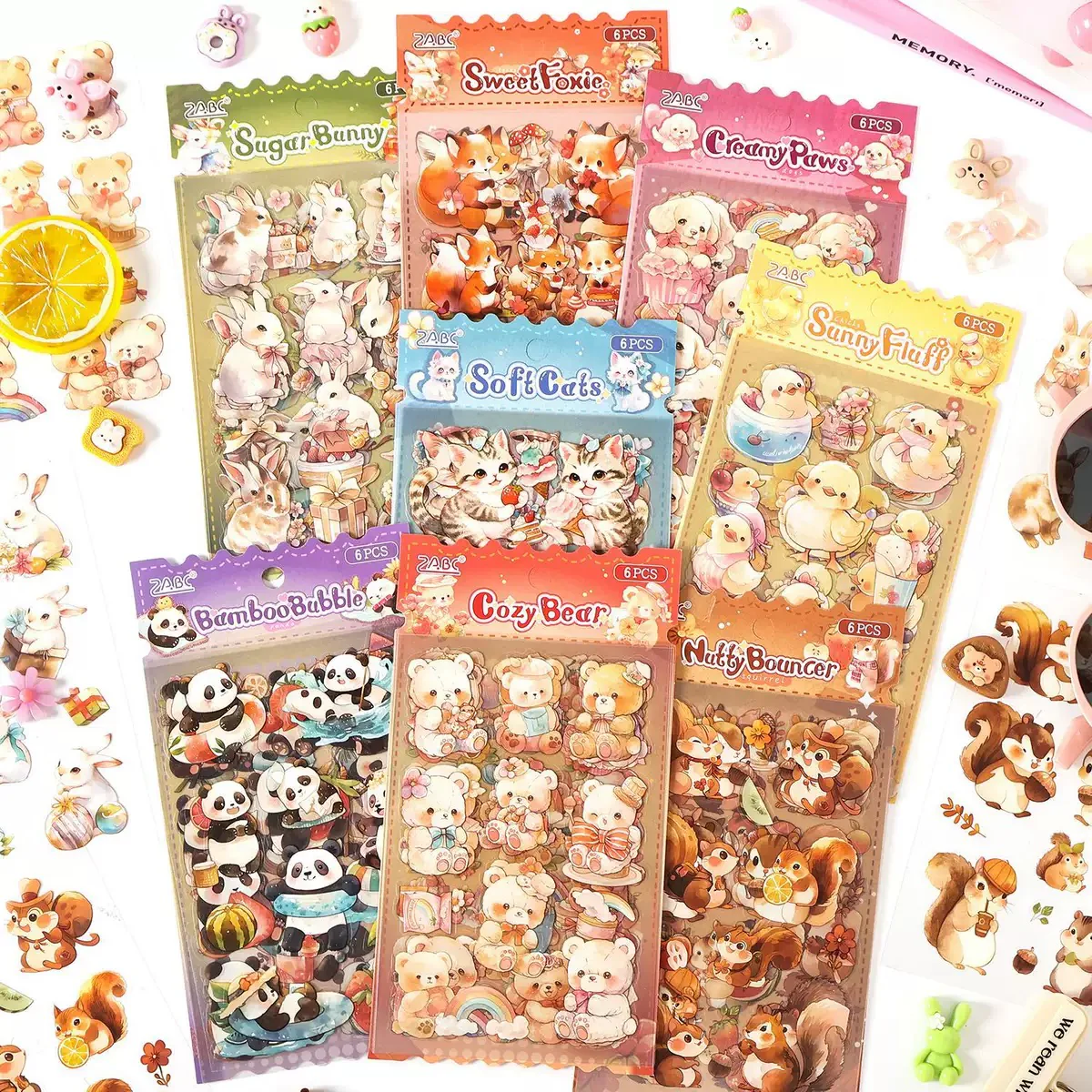 Kawaii Animal Sticker Pack - Image 2