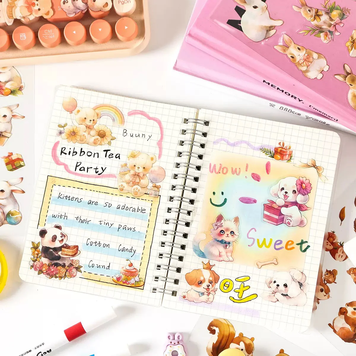 Kawaii Animal Sticker Pack - Image 4