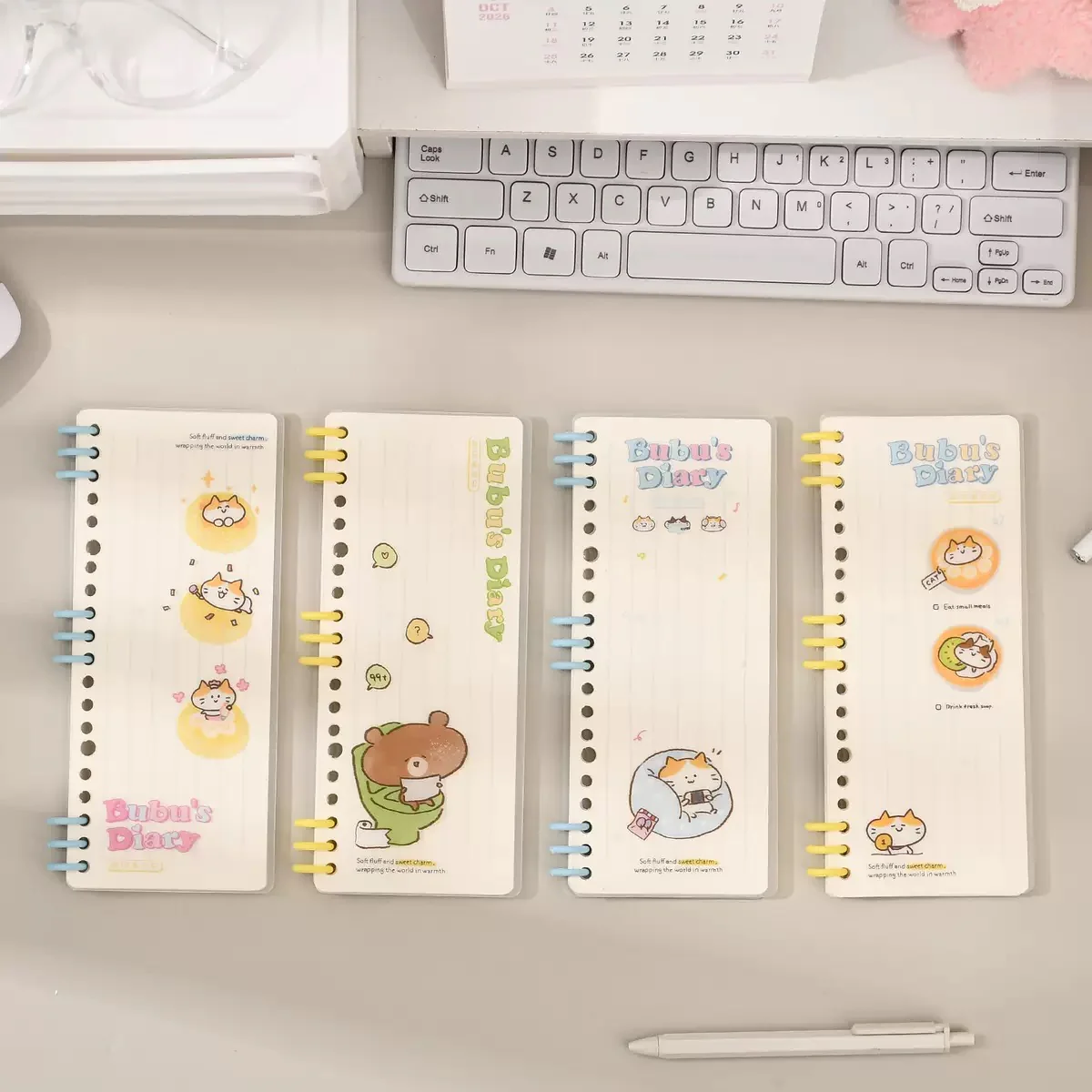 Kawaii Disc Bound Mini Notebook - Image 2