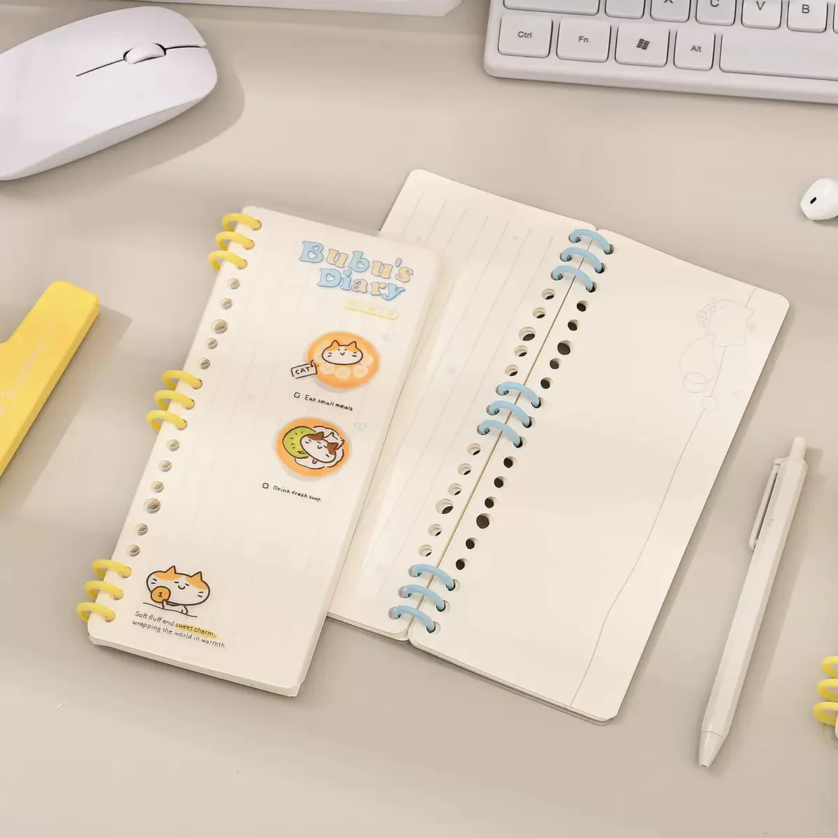 Kawaii Disc Bound Mini Notebook - Image 5