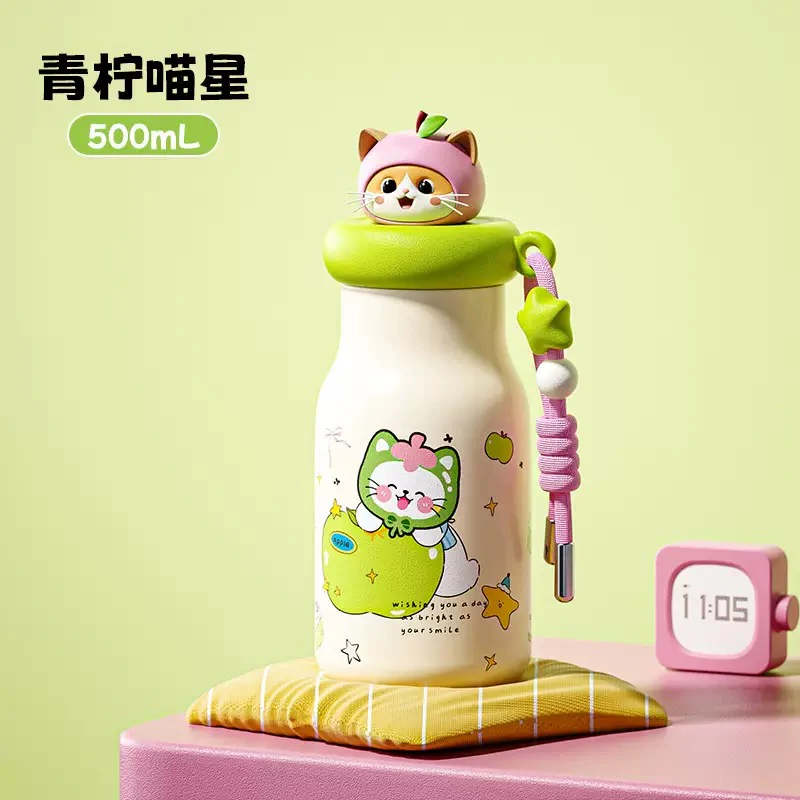 Kawaii Apple Paws Tumbler - Image 8