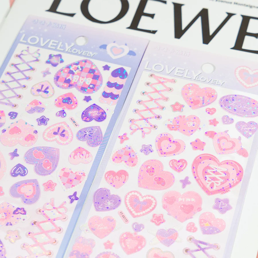 Kawaii Heart Sticker - Image 4