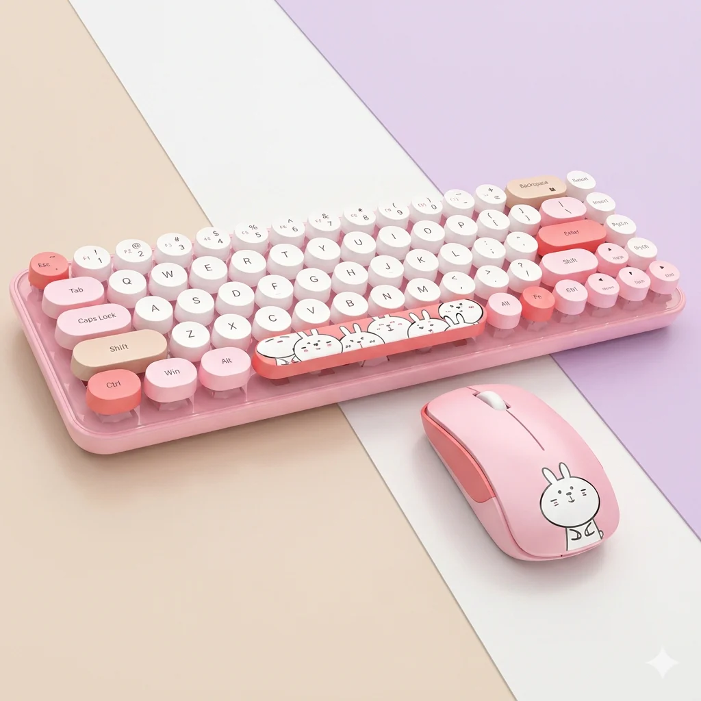 Kawaii Candy Keyboard Set - Image 2