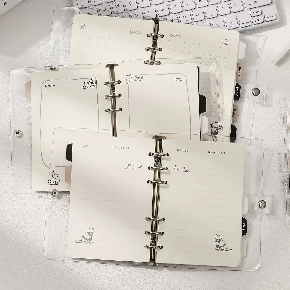 Kawaii Kitty Spiral Diary - Image 3
