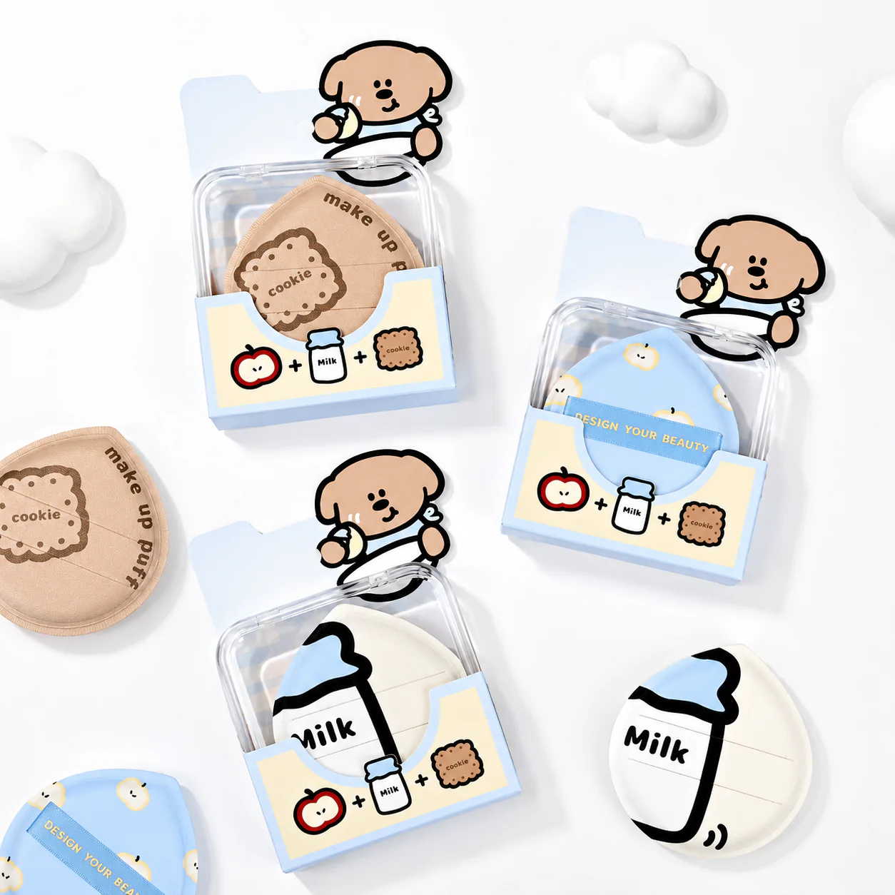 Kawaii Milky Cookie Puff