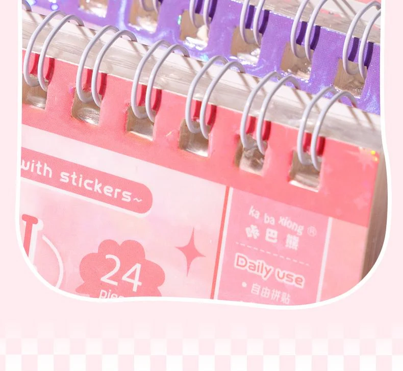 Kawaii Mini Deco Sticker Book 3 Pcs w Tweezer - Image 10
