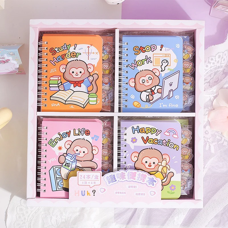 Mini Study Spiral Diary With Bookmark - Image 12