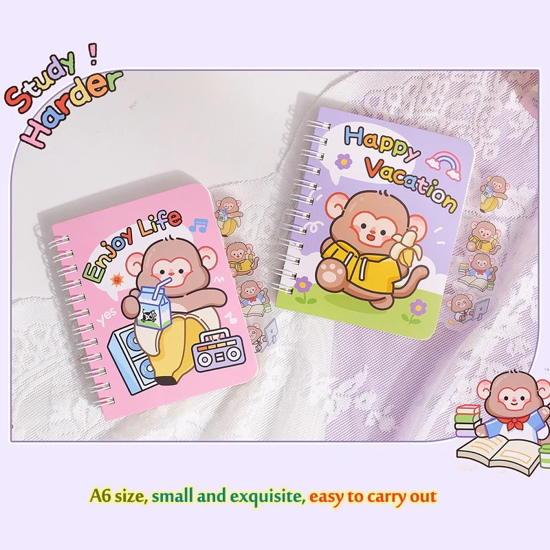 Mini Study Spiral Diary With Bookmark - Image 13
