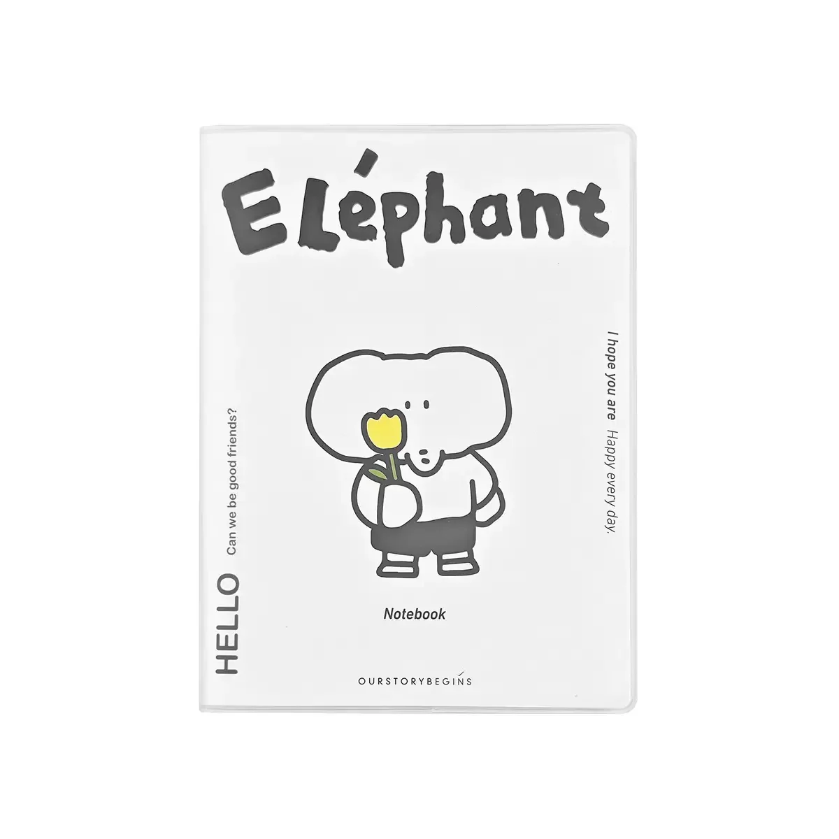 Kawaii Elephant Notebook - Image 3