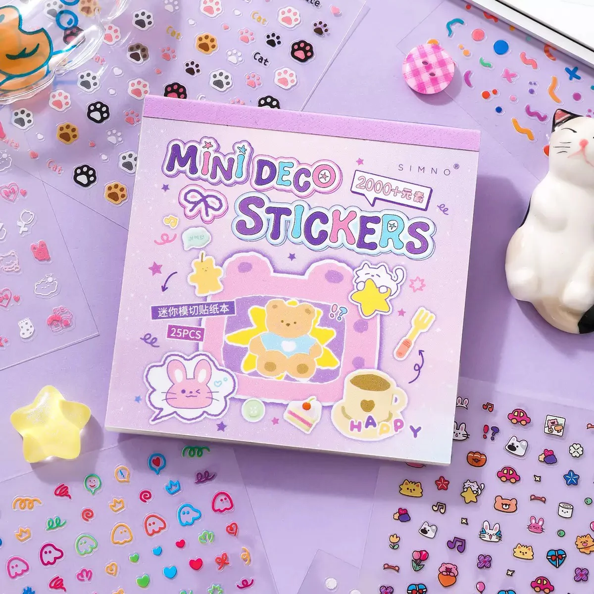 Kawaii Mini Sticker Book - Image 2