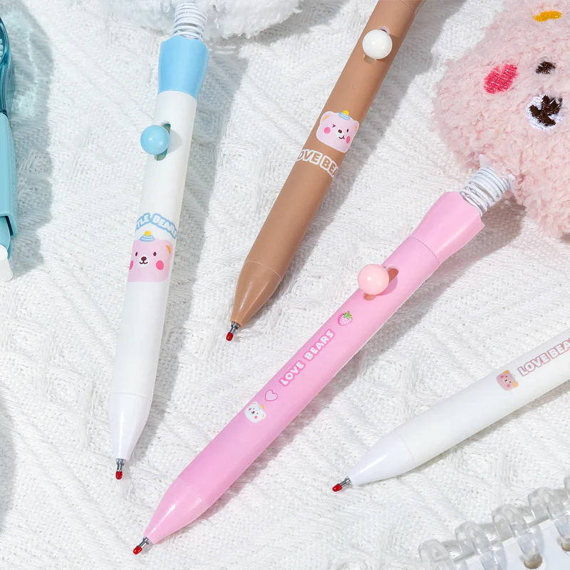 Kawaii Plush Bear Gel Pen - Image 3