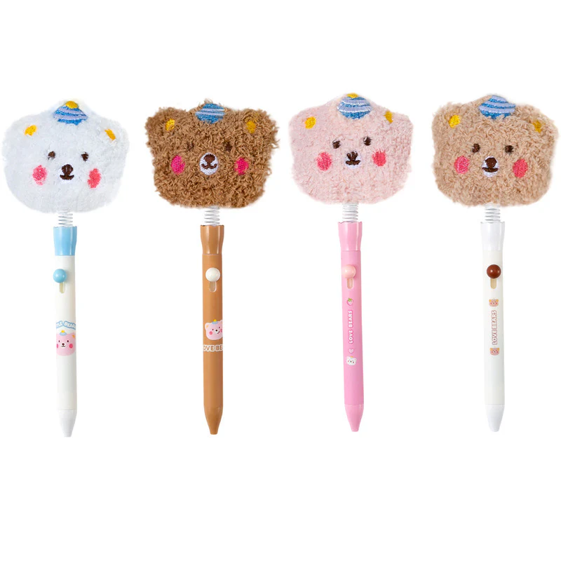 Kawaii Plush Bear Gel Pen - Image 5