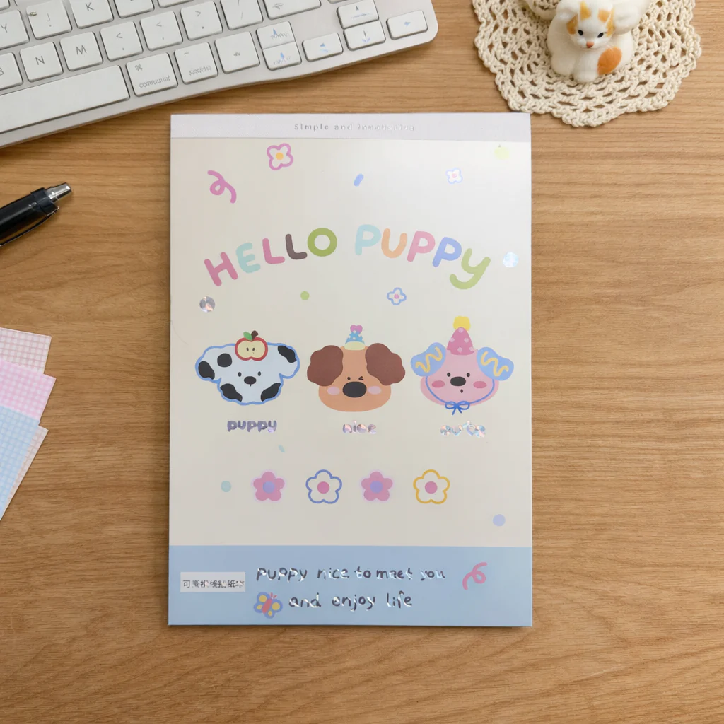 Kawaii Puppy Paper Pad - Image 4