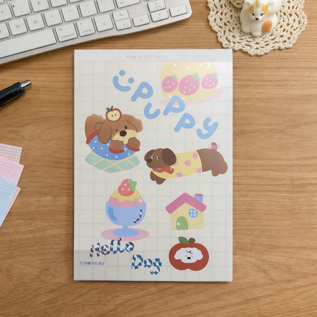 Kawaii Puppy Paper Pad - Image 5