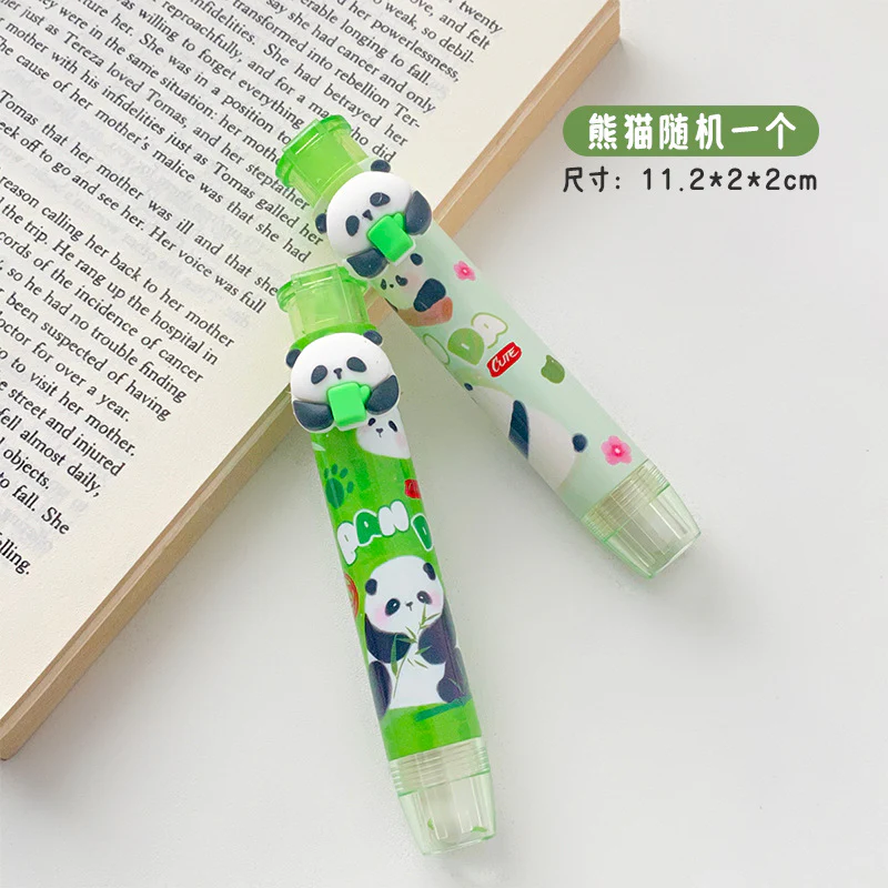 Kawaii Panda Push Pull Eraser - Image 2