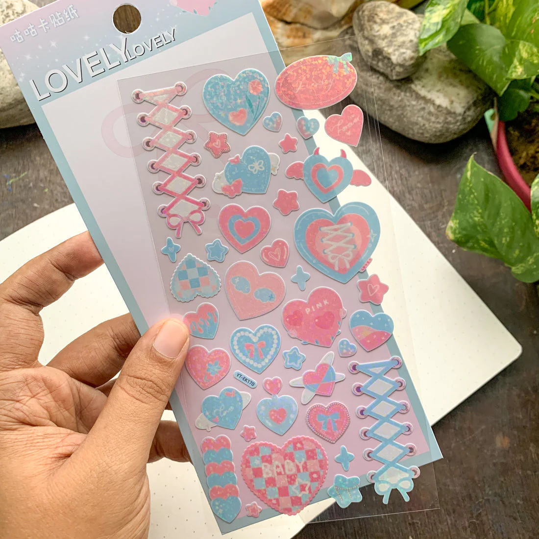 Kawaii Sparkling Deco Sticker - Image 2