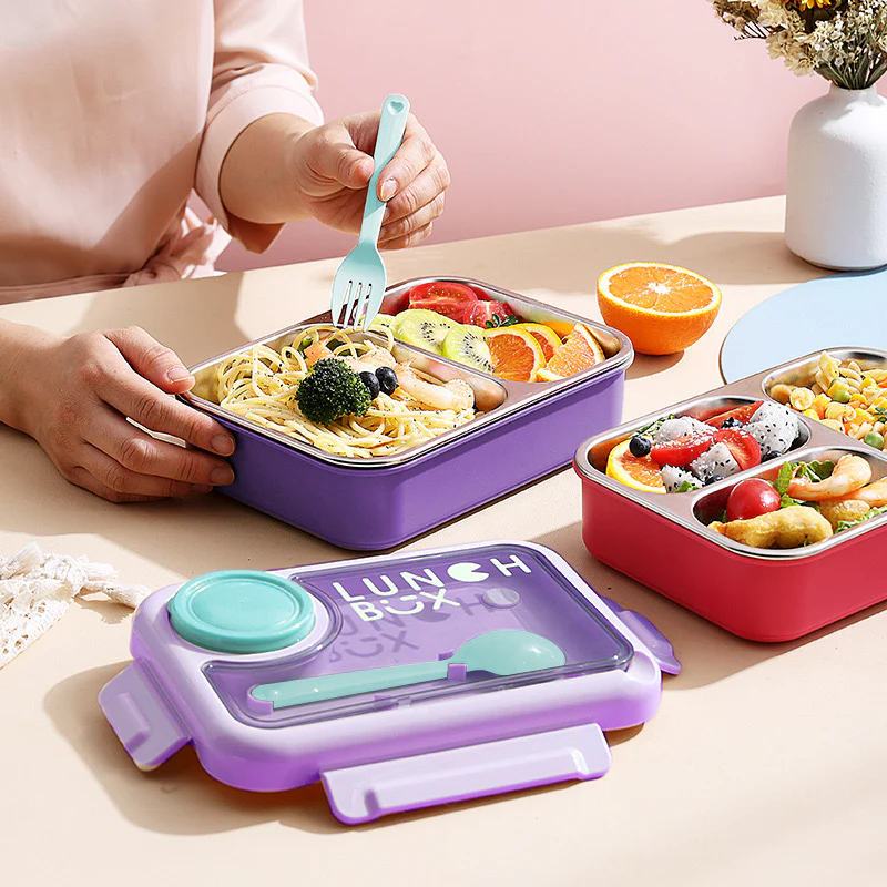 Kawaii Stainless Steel Lunch Box - Image 2