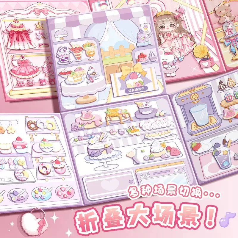 Kawaii Magnetic Story-Sticker Book - Image 3