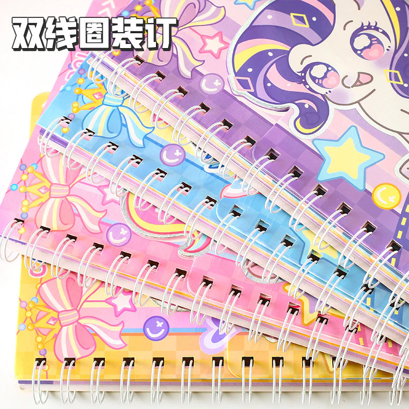 Kawaii Unicorn Spiral Diary - Image 2