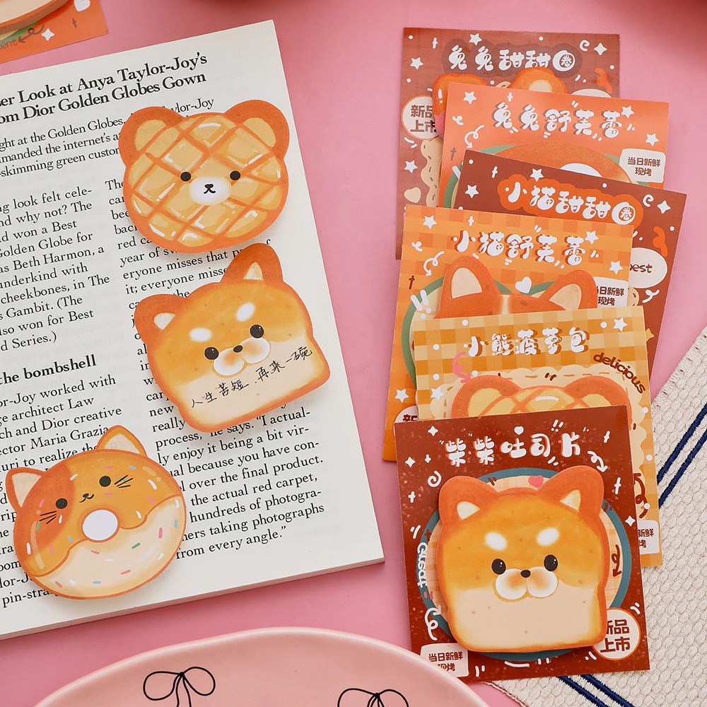 Kitty Bread Mini Sticky Note - Image 3