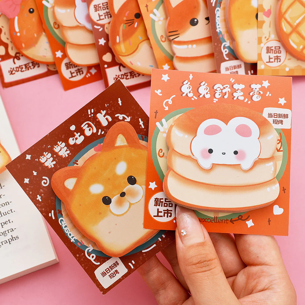 Kitty Bread Mini Sticky Note - Image 4