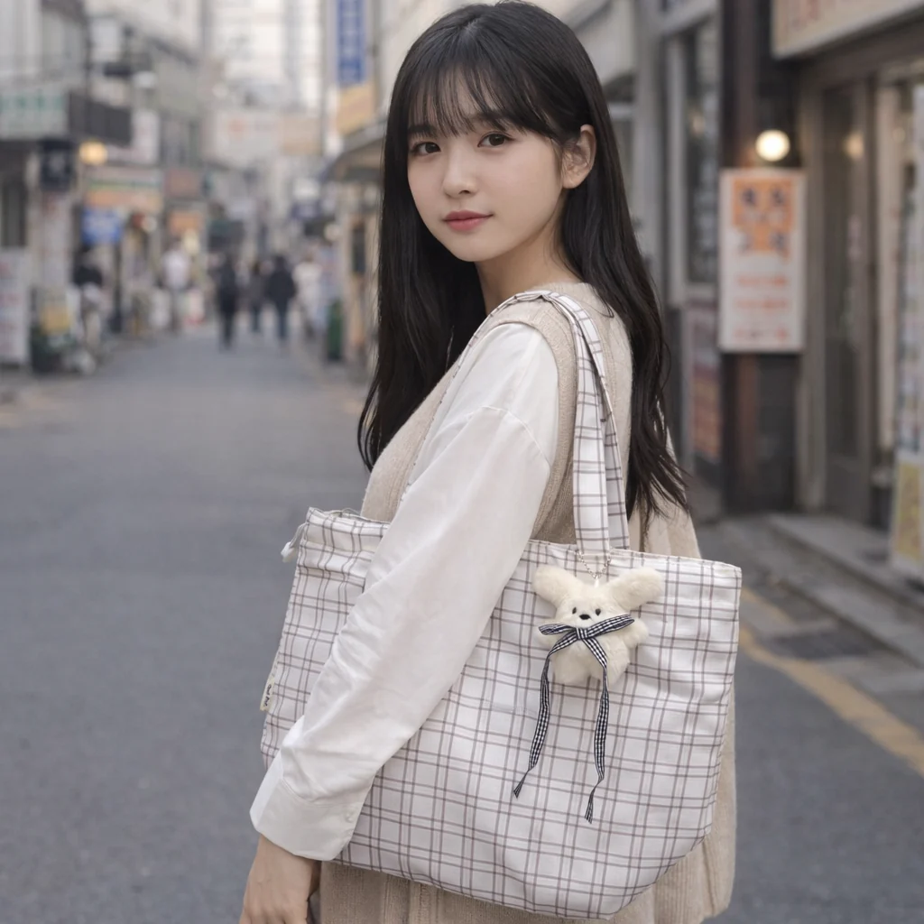 Korean Style Tote Bag - Image 4