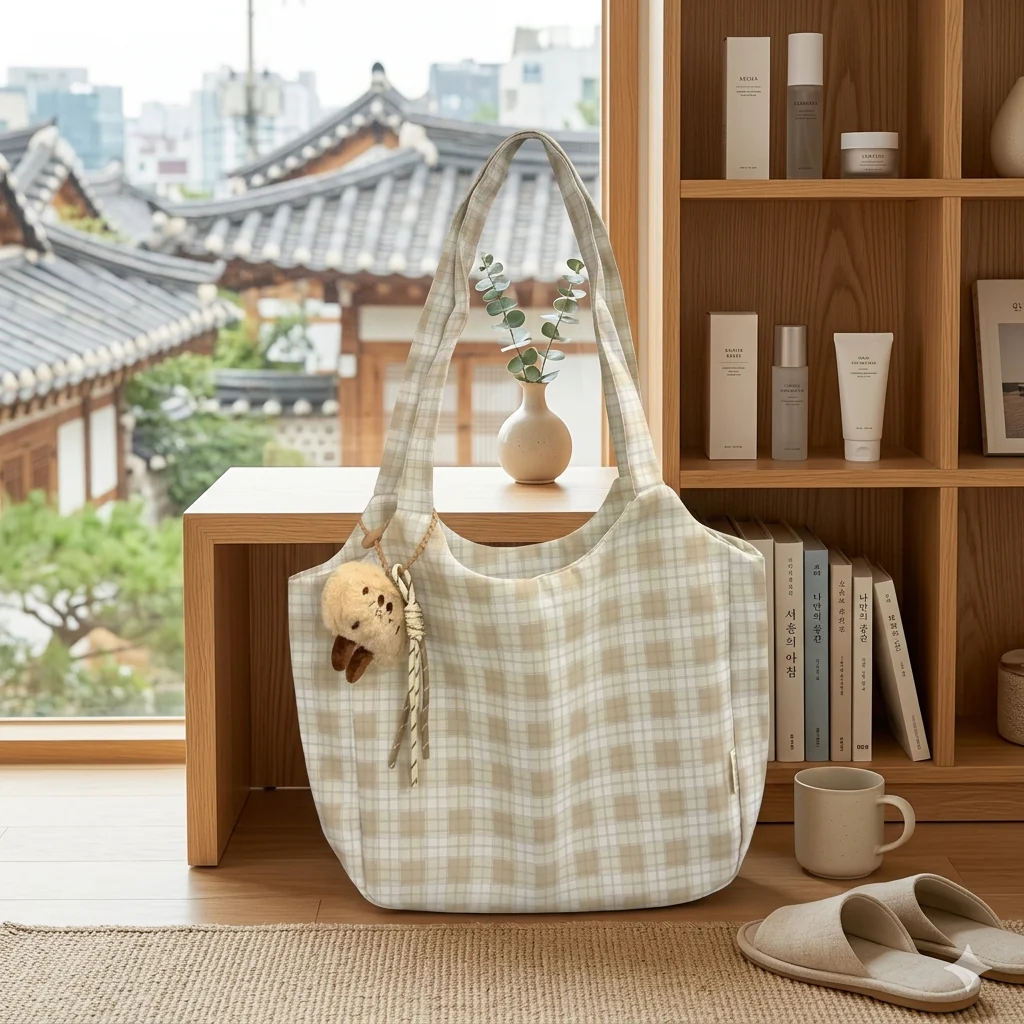 Korean Style Tote Bag - Image 2