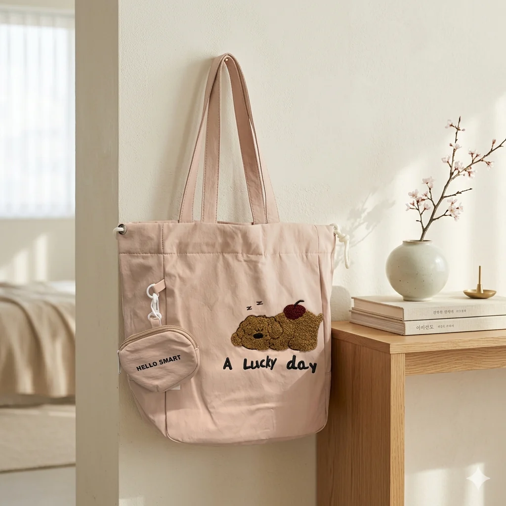 Korean Style Tote Bag - Image 4