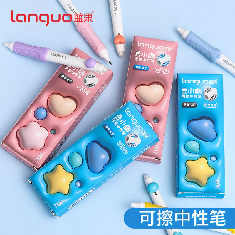 Languo Erasable 3 Pcs Pen Set - Image 9
