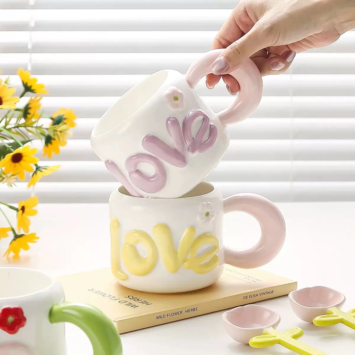 Love Mug With Spoon - Image 2