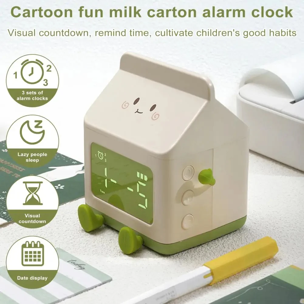 Milk Carton Alarm Clock - Image 5